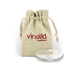 vinolid 2 Pack with Custom Linen Bag